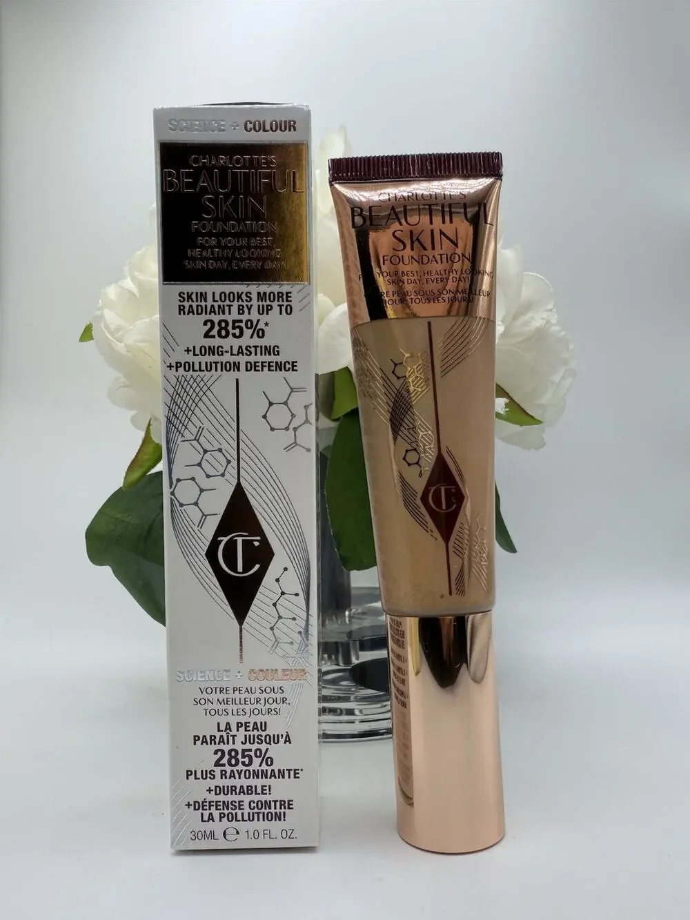 Charlotte Tilbury Beautiful Skin Foundation 6 Cool 1 oz